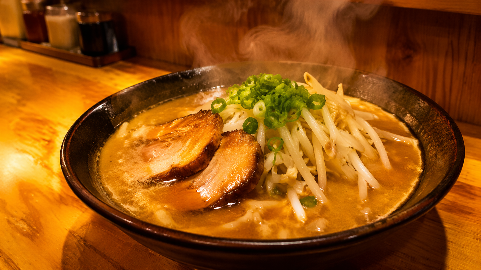 鹿児島の味噌ラーメンの魅力が伝わる熱々の一杯