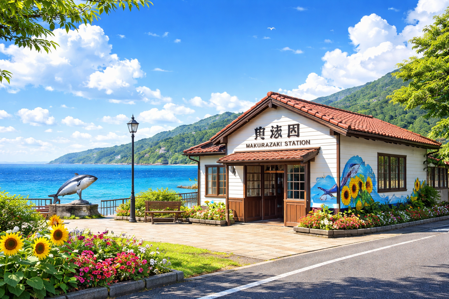 JR指宿枕崎線の終着駅である枕崎駅の外観