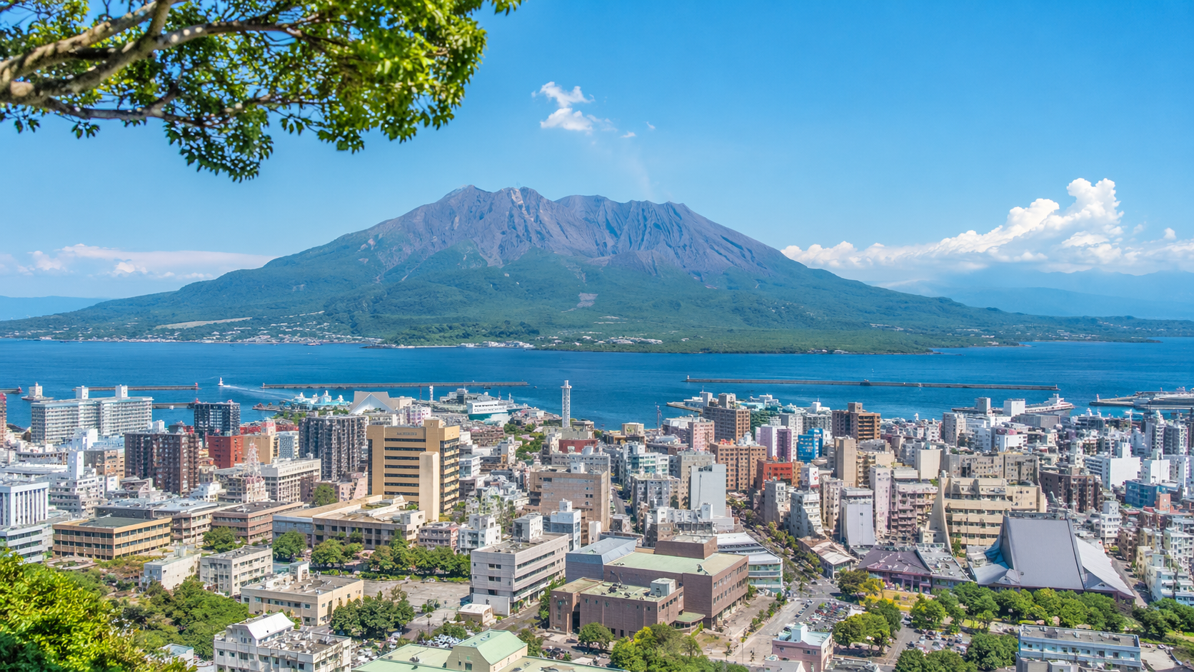 鹿児島県の観光スポットランキングを象徴する桜島の絶景